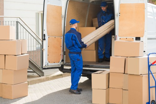Removal van ready for a local move in Dartford