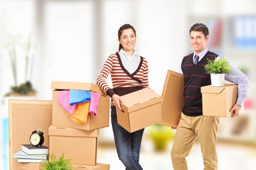 Professional movers assisting with a Dartford relocation