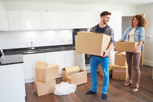 Packing and loading assistance for a Dartford house or flat move