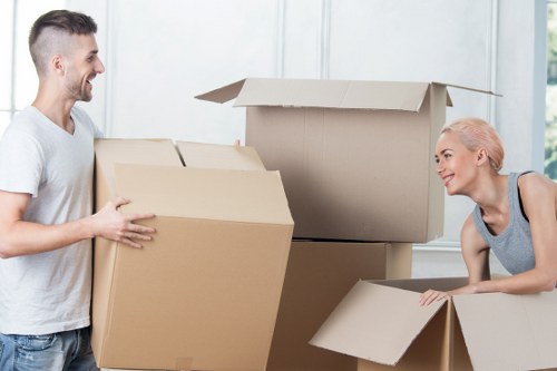 Local home removal service in a Dartford residential street
