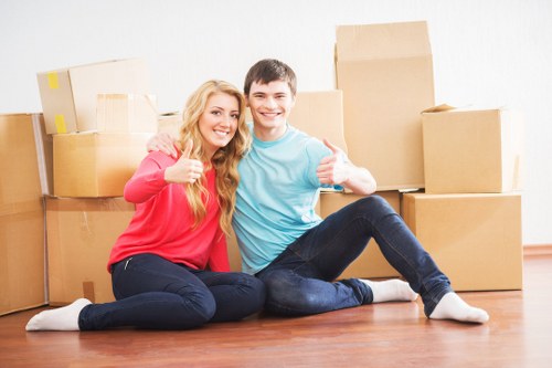 Local Dartford van removals team handling a residential or small business move