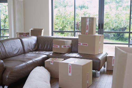 Packing and loading a removals van for a Dartford move